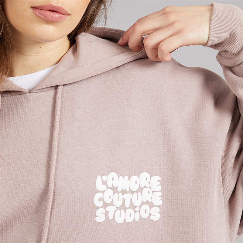 L'amore Couture Womens Giorgia Oversized Tracksuit Brown