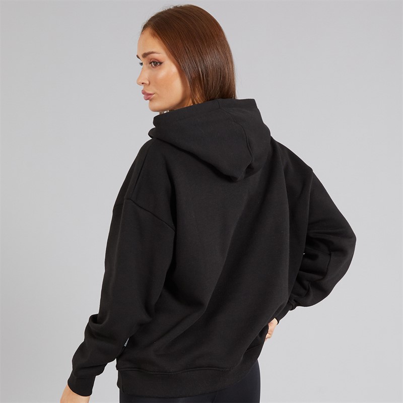 L'amore Couture Womens Live Wild Hoodie Black
