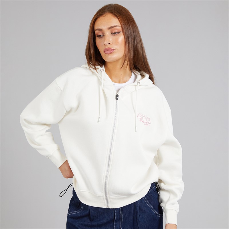 L'amore Couture Womens Monacella Hoodie Ecru