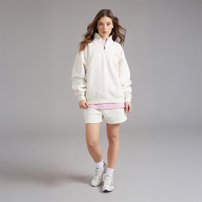 L'amore Couture Womens Trezze Sweatshirt Ecru