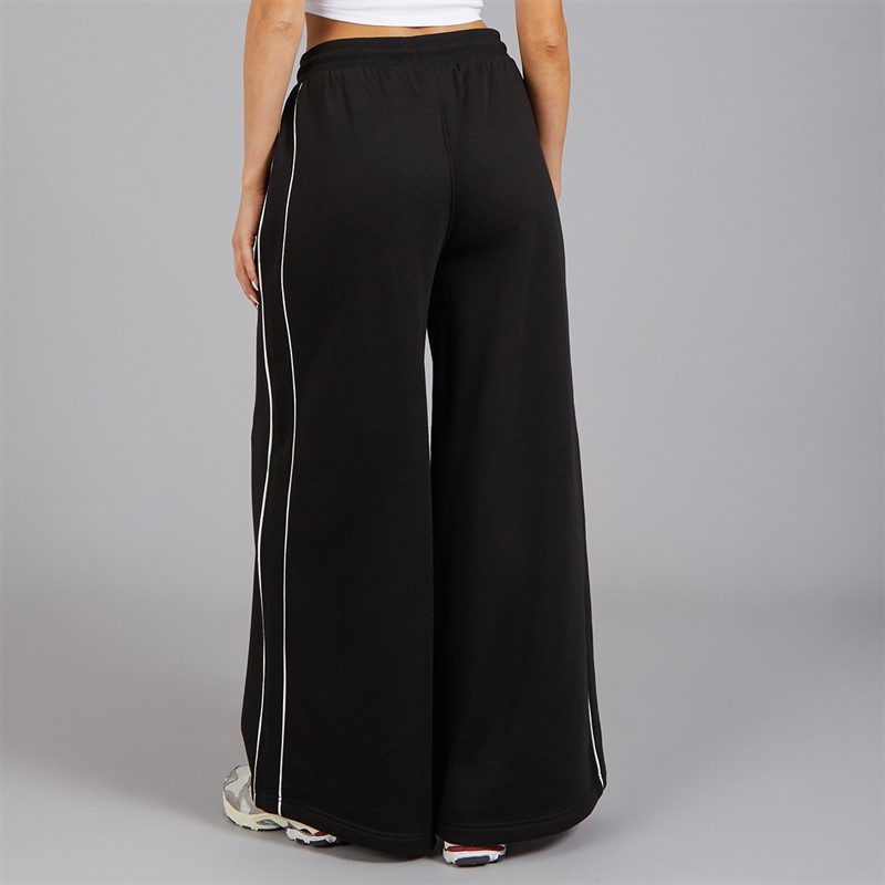L'amore Couture Womens Polly Wide Leg Joggers Black
