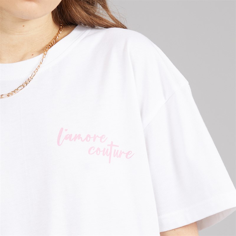 L'amore Couture Womens Meves T-Shirt White