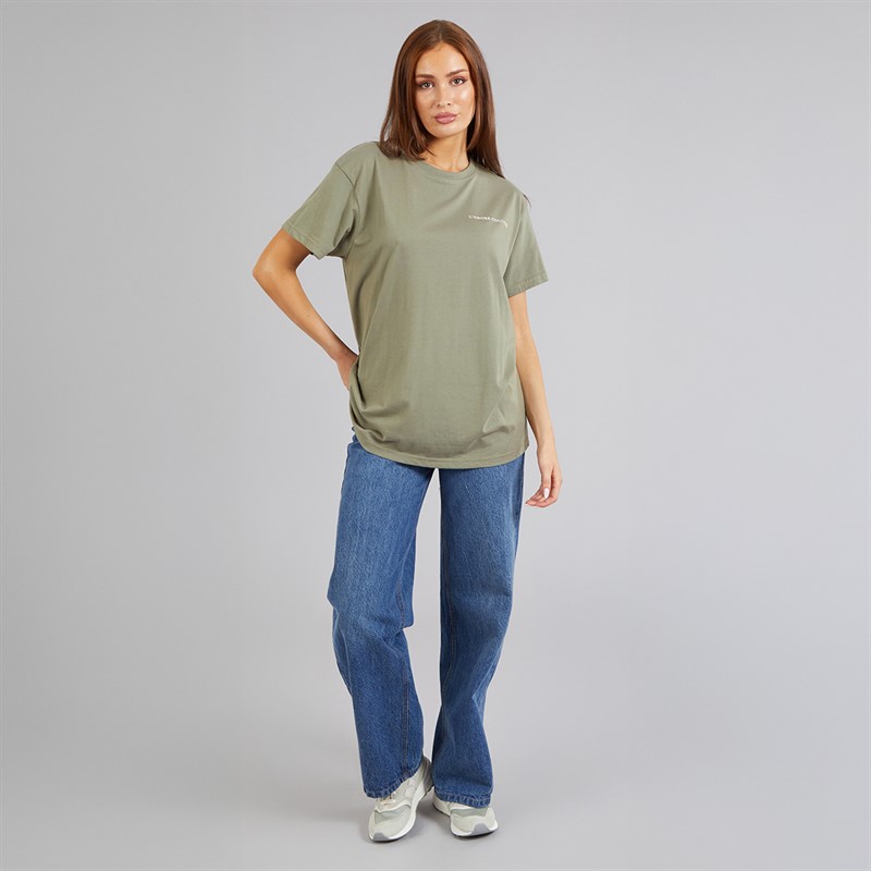 L'amore Couture Womens Peacock T-Shirt Green