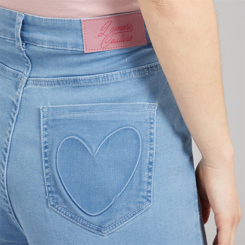 L'amore Couture Womens Burano Jeans Blue