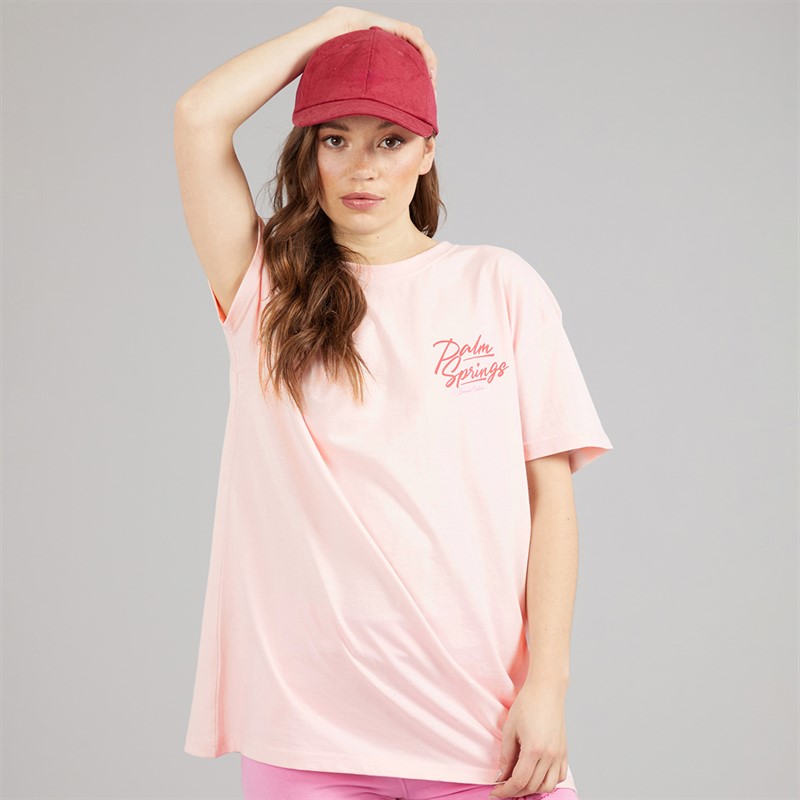 L'amore Couture Womens Skiathos T-Shirt Pink