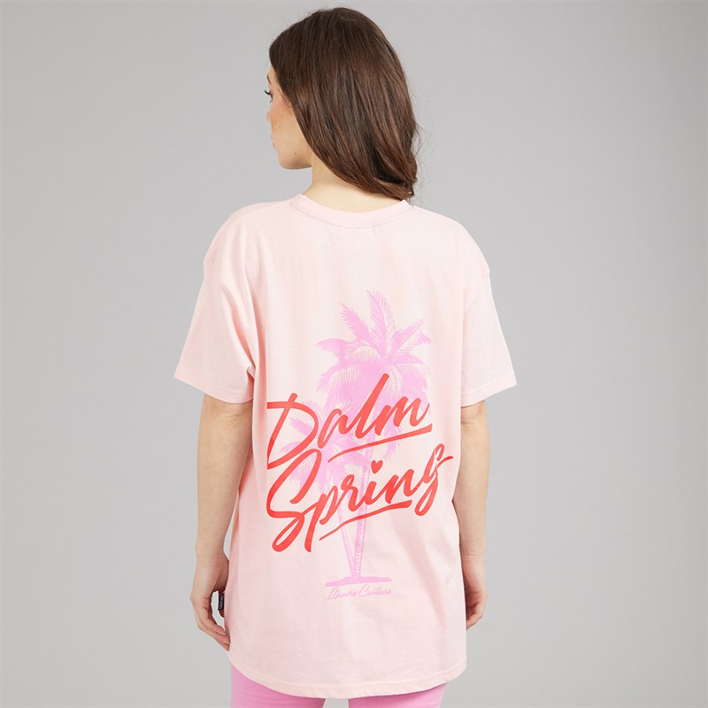L'amore Couture Womens Skiathos T-Shirt Pink