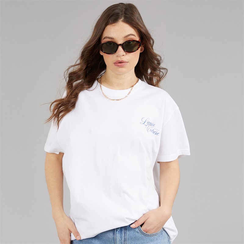L'amore Couture Womens Milos T-Shirt White