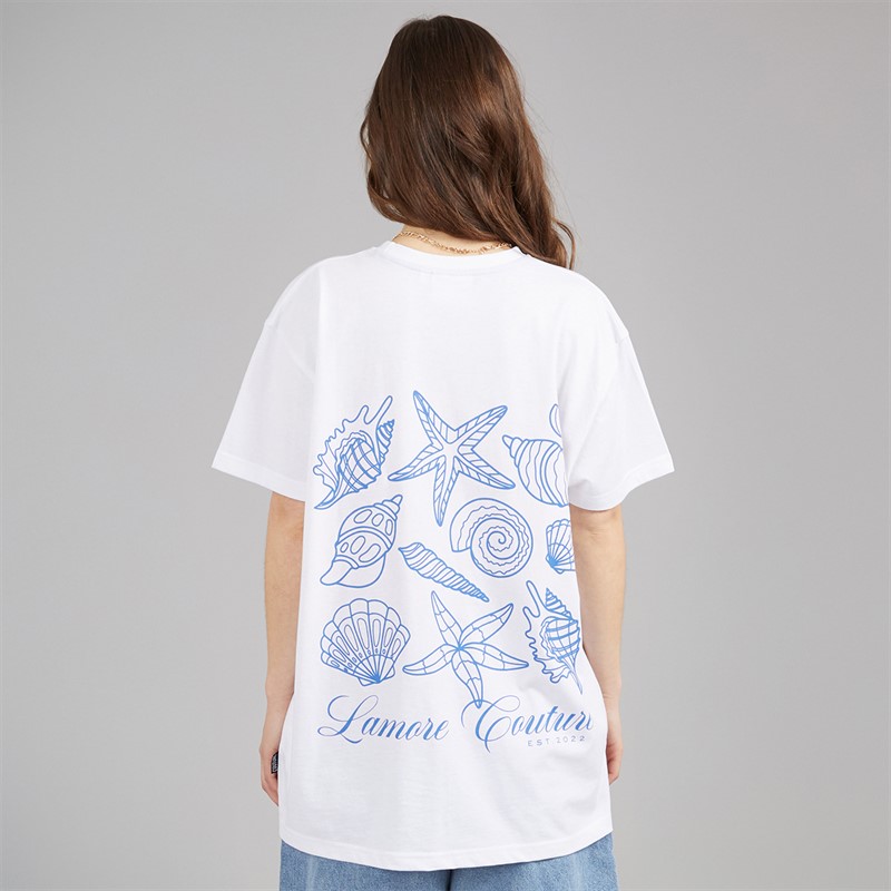 L'amore Couture Womens Milos T-Shirt White