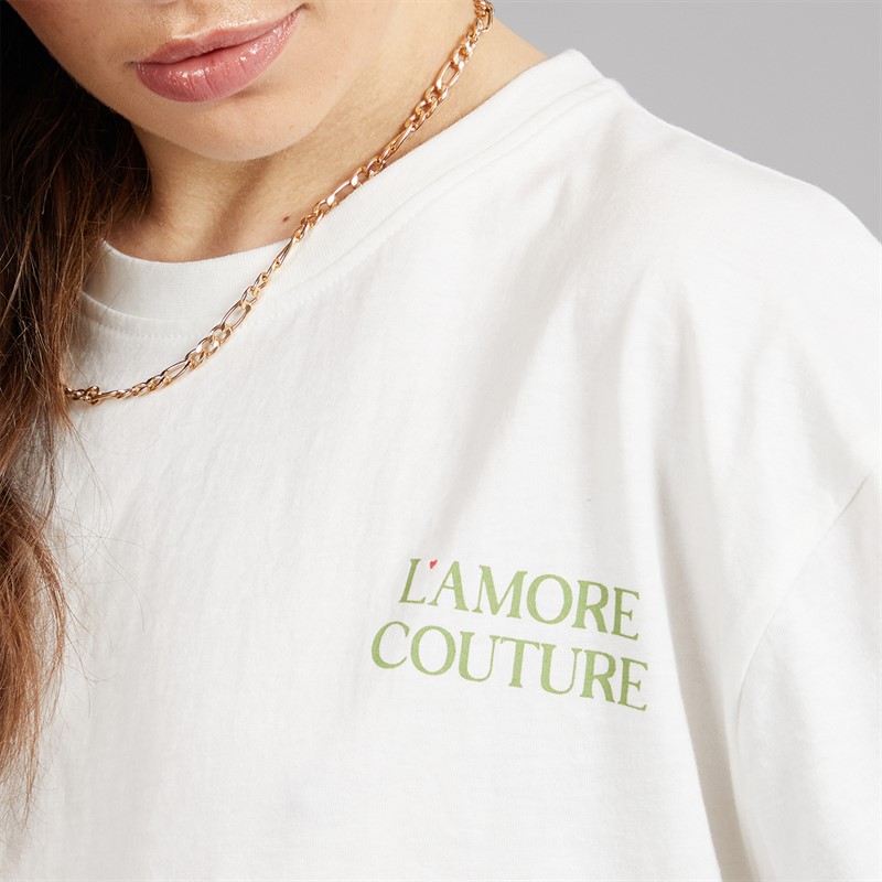 L'amore Couture Womens Espalmoor T-Shirt White