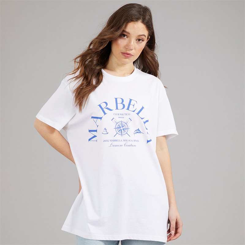 L'amore Couture Womens Pediguera T-Shirt White