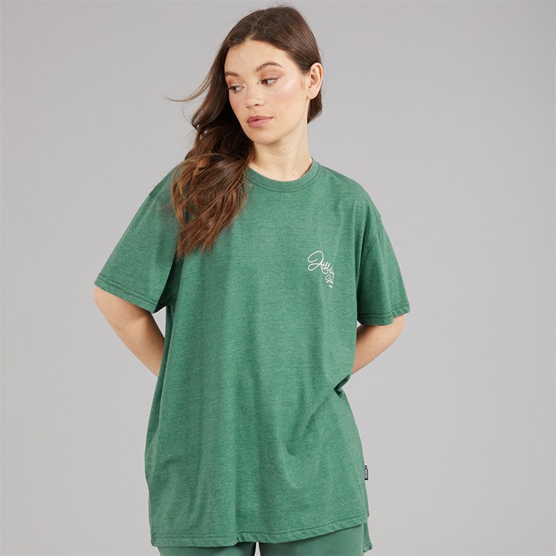 L'amore Couture Womens Farallons T-Shirt Green