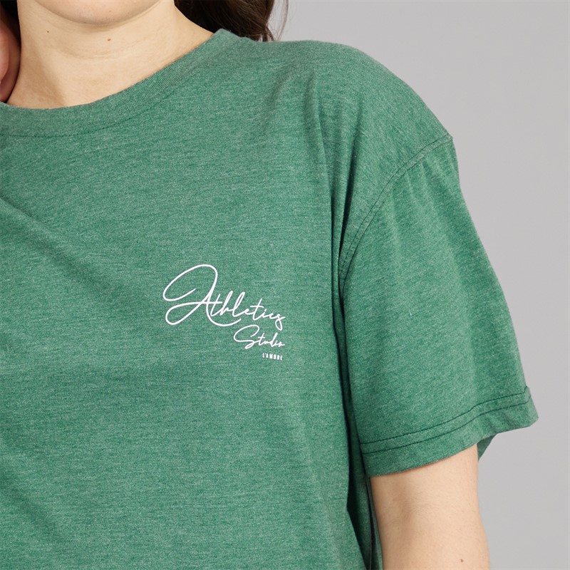 L'amore Couture Womens Farallons T-Shirt Green