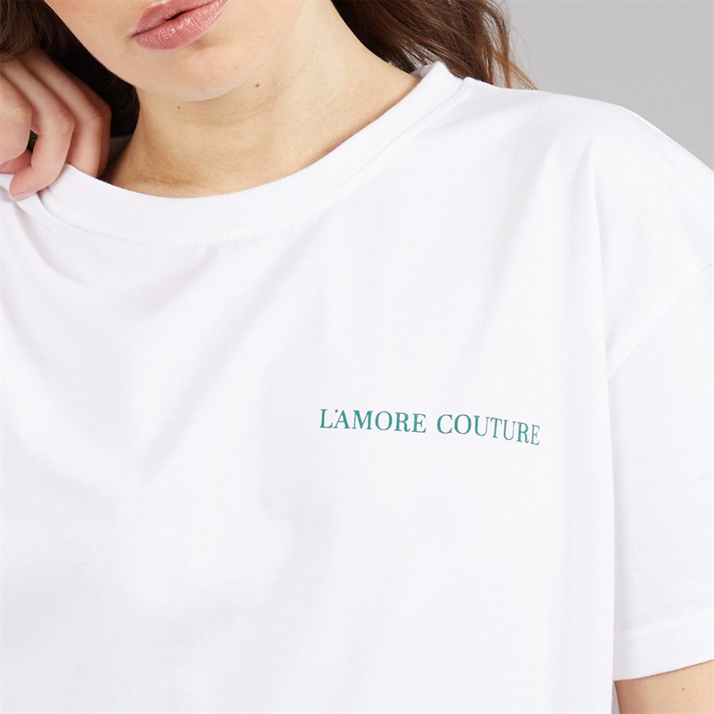 L'amore Couture Womens Vambelle T-Shirt White