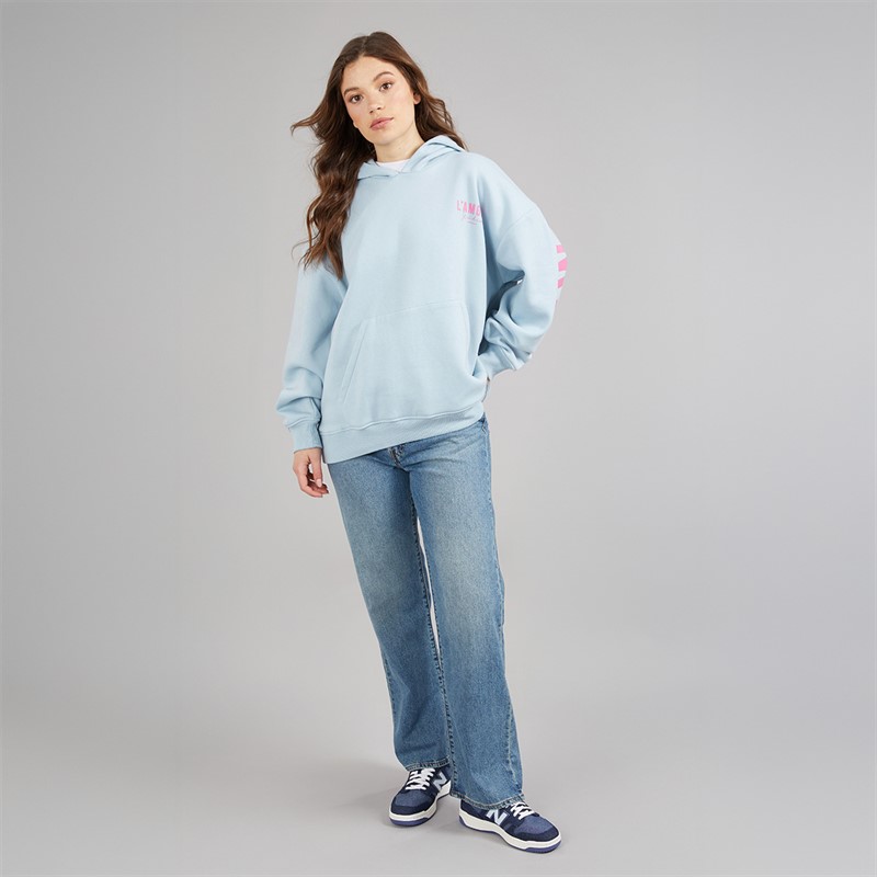 L'amore Couture Womens Palma Hoodie Blue