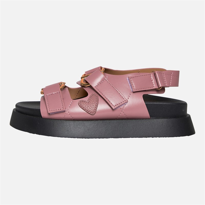 L'amore Couture Womens Alara Sandals Pink