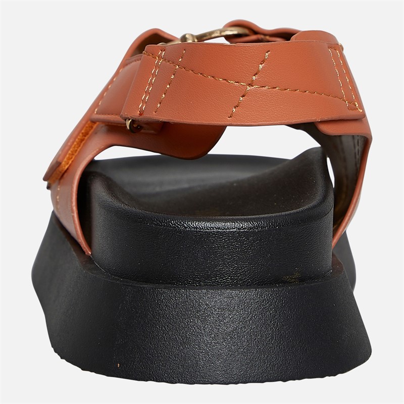 L'amore Couture Womens Alara Sandals Orange