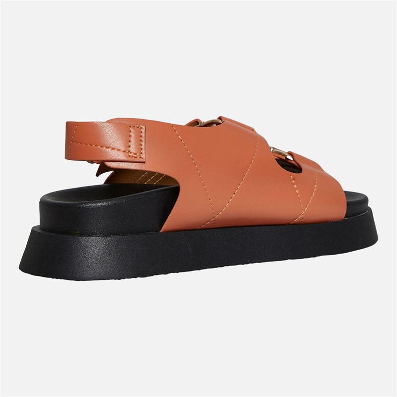 L'amore Couture Womens Alara Sandals Orange