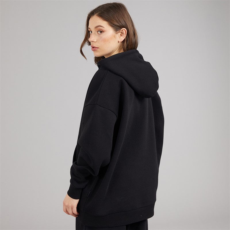 L'amore Couture Womens Nera Print Hoodie Black