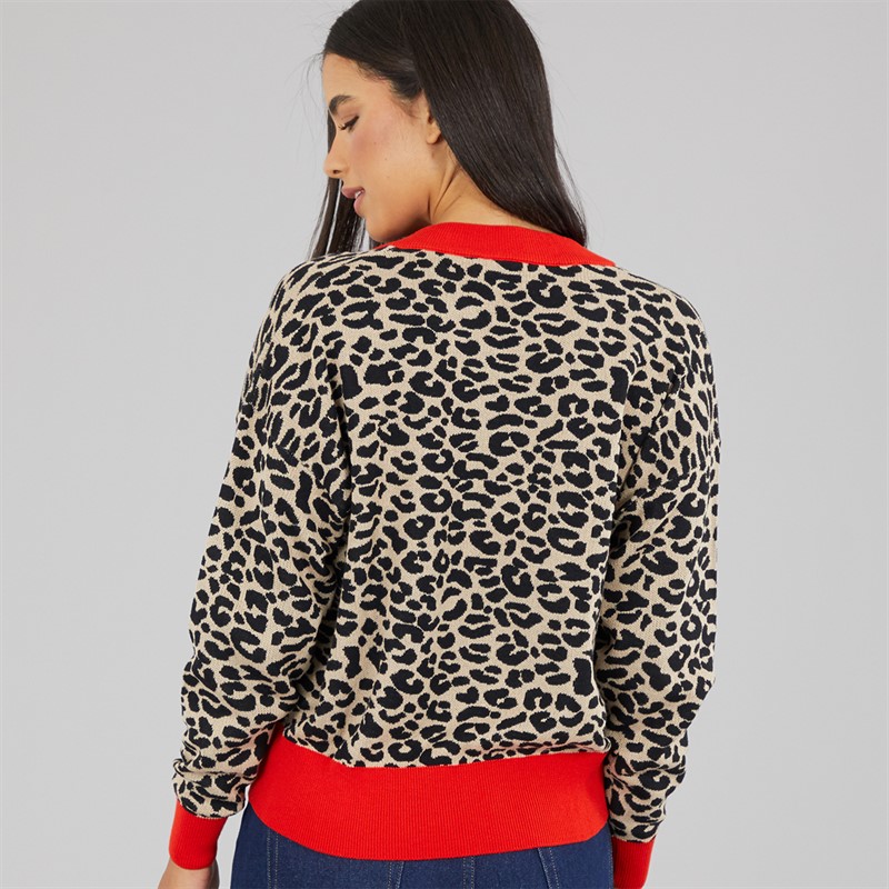 L'amore Couture Womens Gigi Cardigan Print