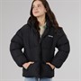 L'amore Couture Girls Rhode Island Short Puffer Black
