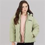 L'amore Couture Girls Franklin Short Puffer Coat Khaki