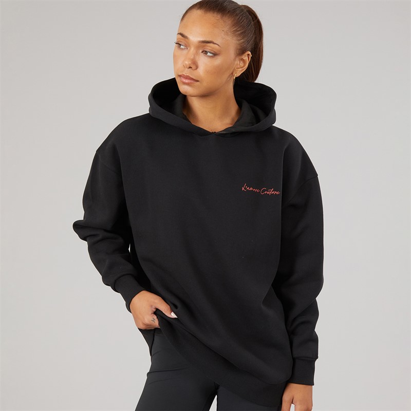 L'amore Couture Womens Soraya Hoodie Black