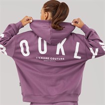 L'amore Couture Womens Nerida Hoodie Grape