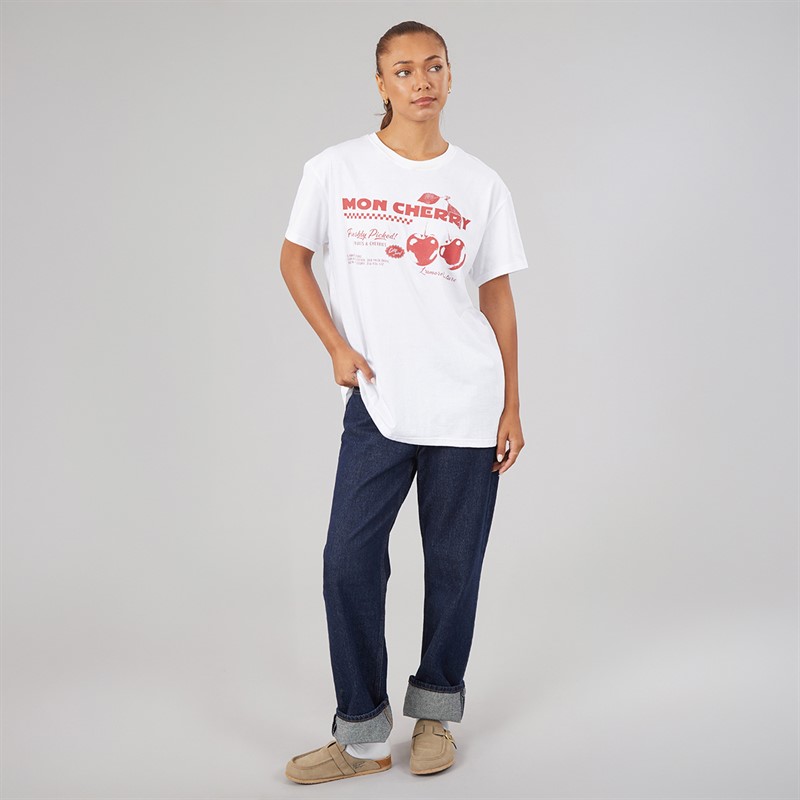 L'amore Couture Womens Posey T-Shirt White
