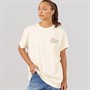 L'amore Couture Womens Marlow Oversized T-Shirt Cream