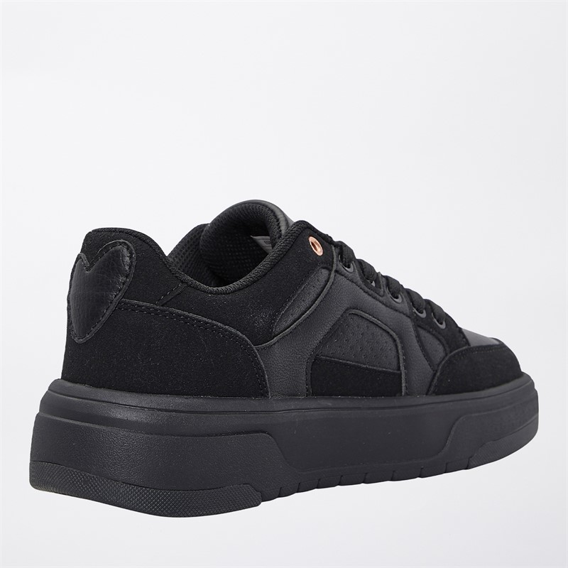 L'amore Couture Womens Eden Trainers Black/Black