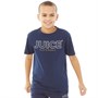 JUICE Boys Organic Cotton Leon T-Shirt Blue