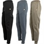 JUICE Mens Mellcore Three Pack Joggers Black/Dark Grey/Stone