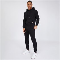 JUICE Mens Grevcore Hoodie And Joggers Set Black