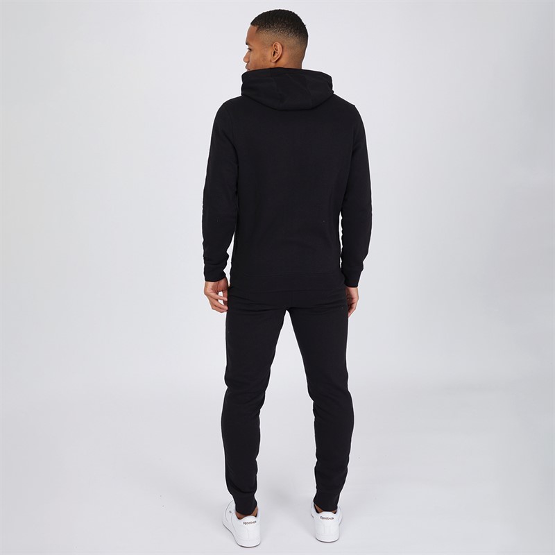 JUICE Mens Grevcore Hoodie And Joggers Set Black