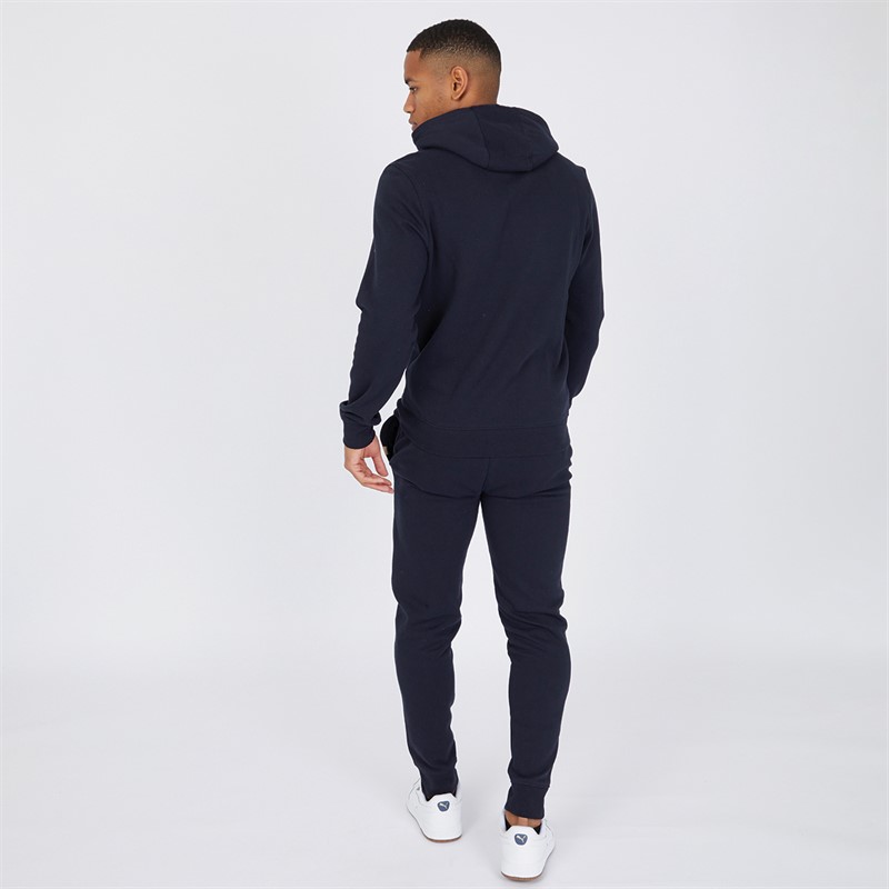 JUICE Mens Grevcore Hoodie And Joggers Set Navy