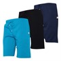 JUICE Mens Wayfords Three Pack Shorts Black/Teal/Navy