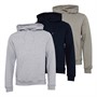 JUICE Mens Grevill Three Pack Hoodies Light Grey/Stone/Navy