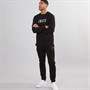 JUICE Mens Malec Sweatshirt And Joggers Set Black