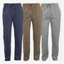 JUICE Mens Conti Three Pack Joggers Vintage Indigo /Grey Marl/Stone