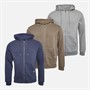 JUICE Mens Zecull Three Pack Zip Through Hoodies Vintage Indigo/Grey Marl/Stone Vintage Indigo /Grey Marl/Stone