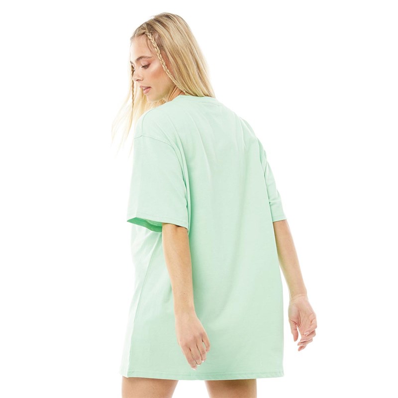 Couture Club Damskie Ctre Logo T-shirty Zielony