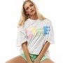 Couture Club Dame Ctre Logo Oversized T-shirts Hvid