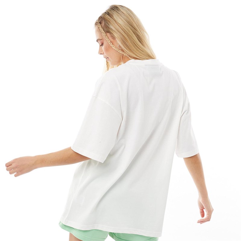 Couture Club Dame Ctre Logo Oversized T-shirts Hvid