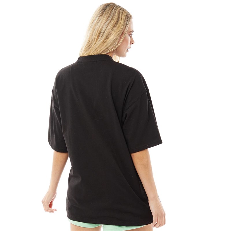 Couture Club Dame Ctre Logo Oversized T-shirts Sort