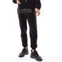 Couture Club Mens Leather Applique Regular Joggers Black