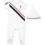 U.S. POLO ASSN. Boys Player Sleepsuit Bright White