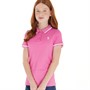 U.S. POLO ASSN. Girls Short Sleeve Polo Strawberry Moon