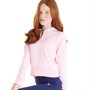 U.S. POLO ASSN. Girls 1/4 Zip Loopback Hoodie Orchid Pink