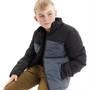 U.S. POLO ASSN. Boys Colourblock Puffer Jacket Ebony