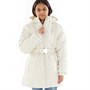 U.S. POLO ASSN. Girls Belted Puffer Coat Turtle Dove